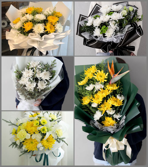 河南南阳社旗县晋庄镇关青村白事花束代送